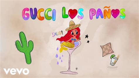 gucci los paños english lyrics|gucci los panos meaning.